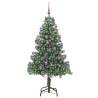Sapin de Noël avec 300 LED avec support Vert 210 cm PVC 541838541838