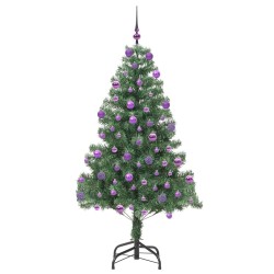 Sapin de Noël avec 300 LED avec support Vert 210 cm PVC 541838541838