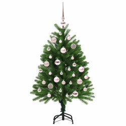 Sapin de Noël avec 150 LED avec support Vert 120 cm PE 541840541840
