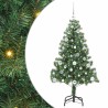 Sapin de Noël avec 150 LED avec support Vert 150 cm PVC 541841541841