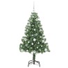 Sapin de Noël avec 150 LED avec support Vert 150 cm PVC 541841541841