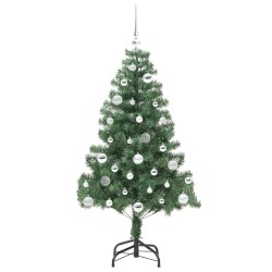 Sapin de Noël avec 150 LED avec support Vert 150 cm PVC 541841541841