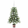 Sapin de Noël avec 150 LED avec support Vert 90 cm PE 541842541842