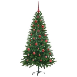 Sapin de Noël avec 150 LED avec support Vert 150 cm PE 541844541844