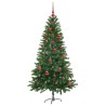 Sapin de Noël avec 150 LED avec support Vert 150 cm PE 541844541844