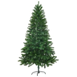 Sapin de Noël avec 150 LED avec support Vert 150 cm PE 541845541845