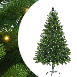 Sapin de Noël avec 300 LED avec support Vert 180 cm PE 541846541846