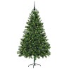Sapin de Noël avec 300 LED avec support Vert 180 cm PE 541846541846