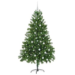 Sapin de Noël avec 300 LED avec support Vert 180 cm PE 541848541848