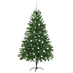 Sapin de Noël avec 300 LED avec support Vert 180 cm PE 541848541848
