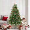 Sapin de Noël avec 300 LED avec support Vert 180 cm PE 541849541849