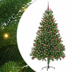 Sapin de Noël avec 300 LED avec support Vert 180 cm PE 541849541849