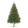 Sapin de Noël avec 300 LED avec support Vert 180 cm PE 541849541849