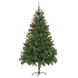 Sapin de Noël avec 300 LED avec support Vert 180 cm PE 541849541849