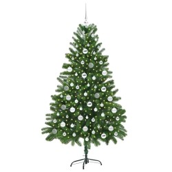 Sapin de Noël avec 300 LED avec support Vert 180 cm PE 541850541850