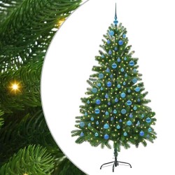 Sapin de Noël avec 300 LED avec support Vert 180 cm PE 541851541851