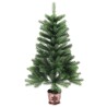 Sapin de Noël avec 150 LED avec support Vert 90 cm PE 541853541853