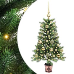Sapin de Noël avec 150 LED avec support Vert 90 cm PE 541854541854