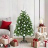 Sapin de Noël avec 150 LED avec support Vert 120 cm PE 541856541856