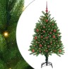 Sapin de Noël avec 150 LED avec support Vert 120 cm PE 541857541857