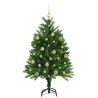 Sapin de Noël avec 150 LED avec support Vert 120 cm PE 541858541858