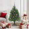 Sapin de Noël avec 150 LED avec support Vert 120 cm PE 541859541859