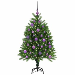 Sapin de Noël avec 150 LED avec support Vert 120 cm PE 541859541859