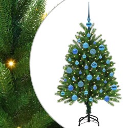 Sapin de Noël avec 150 LED avec support Vert 120 cm PE 541860541860