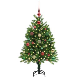 Sapin de Noël avec 150 LED avec support Vert 120 cm PE 541861541861