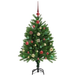 Sapin de Noël avec 150 LED avec support Vert 120 cm PE 541861541861