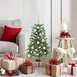 Sapin de Noël avec 150 LED avec support Vert 90 cm PE 541862541862