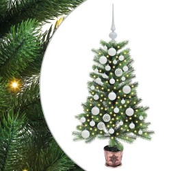 Sapin de Noël avec 150 LED avec support Vert 90 cm PE 541862541862