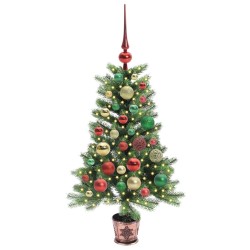 Sapin de Noël avec 150 LED avec support Vert 90 cm PE 541863541863