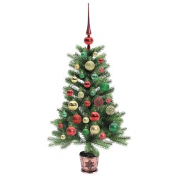 Sapin de Noël avec 150 LED avec support Vert 90 cm PE 541863541863