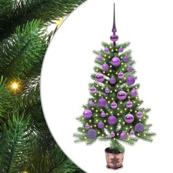 Sapin de Noël avec 150 LED avec support Vert 90 cm PE 541864541864