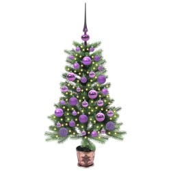 Sapin de Noël avec 150 LED avec support Vert 90 cm PE 541864541864
