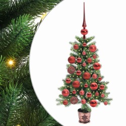 Sapin de Noël avec 150 LED avec support Vert 90 cm PE 541865541865