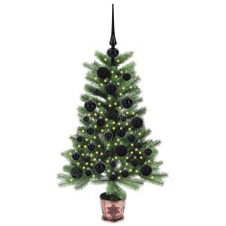Sapin de Noël avec 150 LED avec support Vert 90 cm PE 541866541866