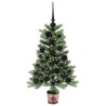 Sapin de Noël avec 150 LED avec support Vert 90 cm PE 541866541866