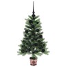 Sapin de Noël avec 150 LED avec support Vert 90 cm PE 541866541866