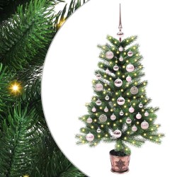 Sapin de Noël avec 150 LED avec support Vert 90 cm PE 541867541867