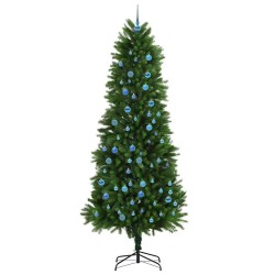 Sapin de Noël avec 300 LED avec support Vert 240 cm PE 541868541868