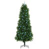 Sapin de Noël avec 300 LED avec support Vert 240 cm PE 541868541868
