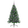 Sapin de Noël artificiel pré-éclairé Vert 150 cm PVC 541870541870