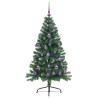 Sapin de Noël artificiel pré-éclairé Vert 150 cm PVC 541870541870
