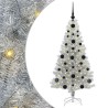 Sapin de Noël avec 150 LED avec support Argent 120 cm PET 541877541877