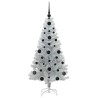 Sapin de Noël avec 150 LED avec support Argent 120 cm PET 541877541877
