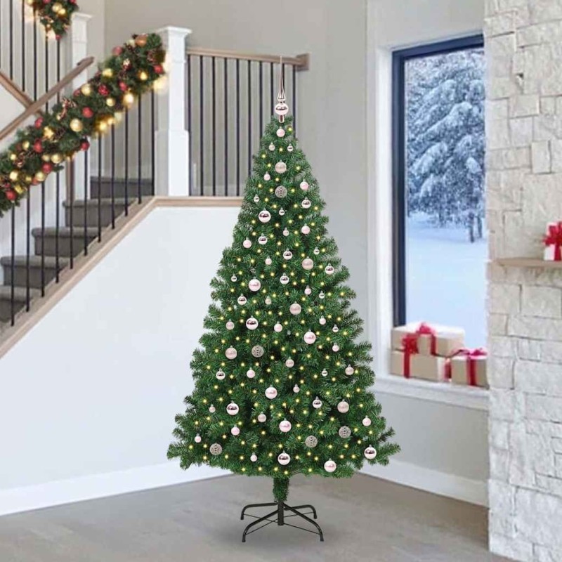 Sapin de Noël artificiel Vert 240 cm PVC, Acier et Plastique 541881541881