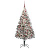 Sapin de Noël artificiel Blanc 180 cm PVC, Acier et Plastique 541887541887