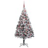 Sapin de Noël artificiel Blanc 180 cm PVC, Acier et Plastique 541887541887